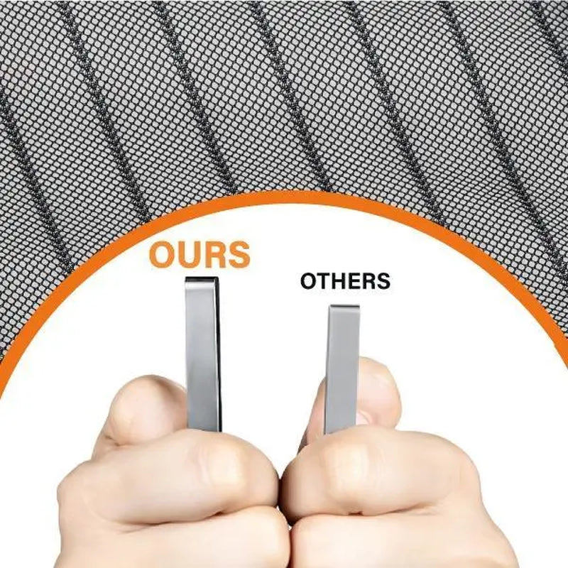 Magnetic Screen Door, Hands Free Mesh Curtain Keeps Bugs and Mosquitos Out, Automatic Magnet Closure, Heavy Duty Patio Sliding Dog Doors Cover, Window Screen Protector